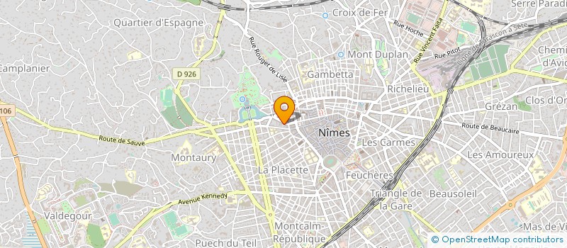 localisation de l'entreprise CAPITAL IMMO  NIMES