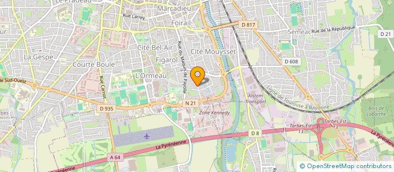 localisation de l'entreprise CAPITAL IMMO  TARBES