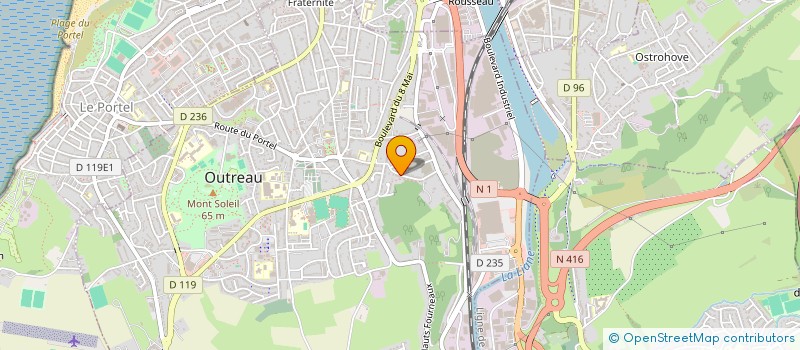 localisation de l'entreprise CAPITAL IMMO PRO  OUTREAU