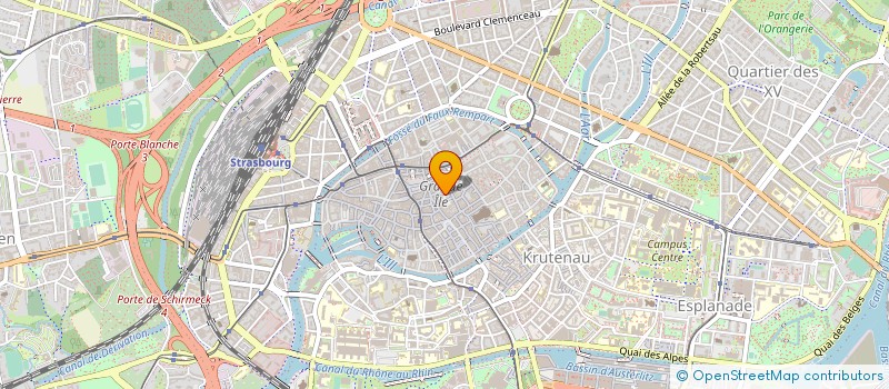 localisation de l'entreprise CAPITAL INVESTISSEMENTS à STRASBOURG
