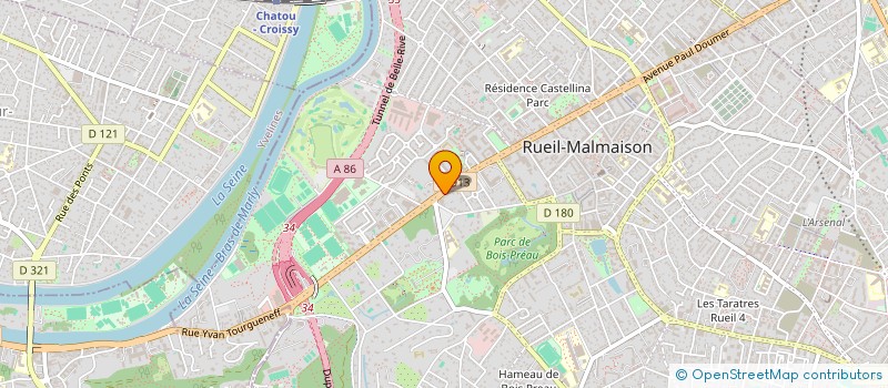 localisation de l'entreprise CAPITAL'LEASE à RUEIL-MALMAISON
