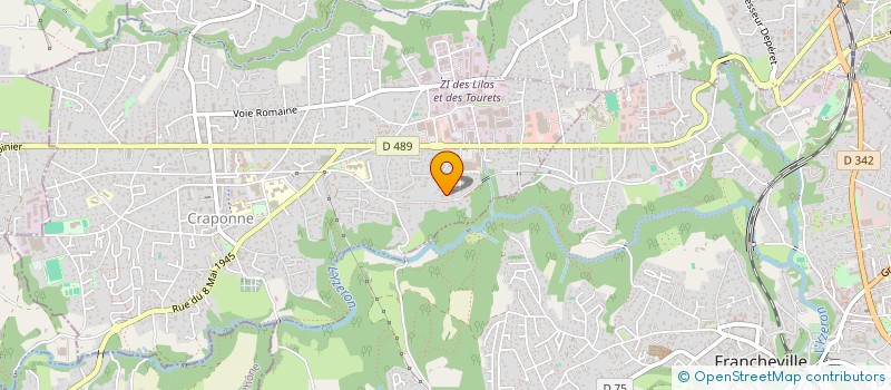 localisation de l'entreprise CAPITAL PARIS  CRAPONNE