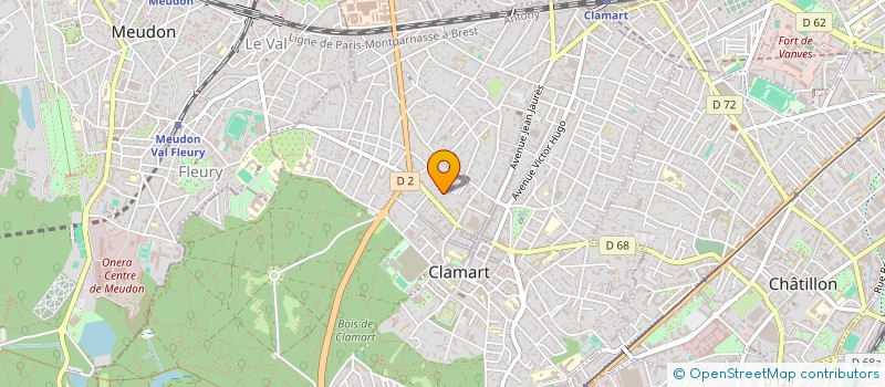localisation de l'entreprise CAPITAL PARTNERS SARL à CLAMART
