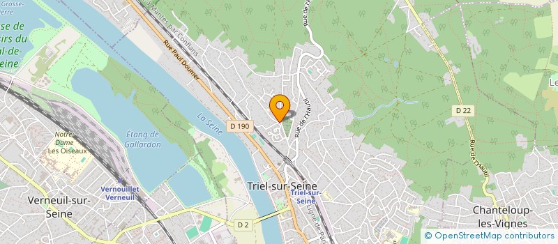 localisation de l'entreprise CAPITAL PIERRE  TRIEL-SUR-SEINE