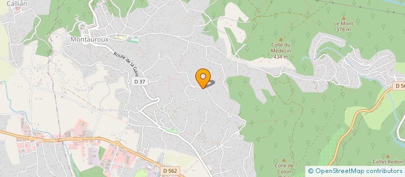 localisation de l'entreprise CAPITAL PRECISION  MONTAUROUX