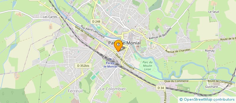 localisation de l'entreprise CAPITAL SEJOURS à PARAY-LE-MONIAL