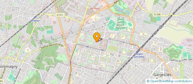 localisation de l'entreprise CAPITAL SOCIAL à SARCELLES