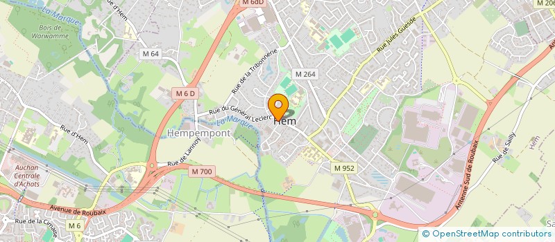 localisation de l'entreprise CAPITAL TERROIR DE LA PLANEZE  HEM