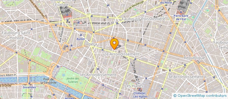 localisation de l'entreprise CAPITAL VALEUR  PARIS