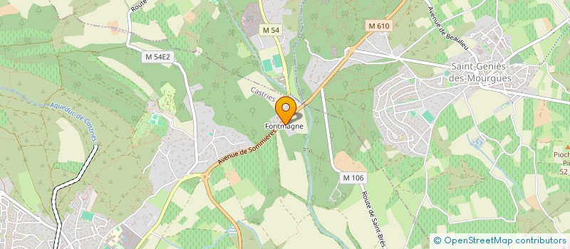 localisation de l'entreprise CAPITAL VIN  SAINT-JEAN-DE-VEDAS