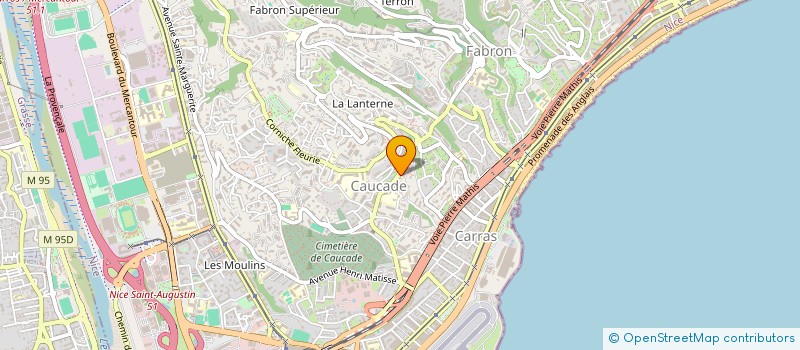 localisation de l'entreprise CAPITAL VISION  NICE