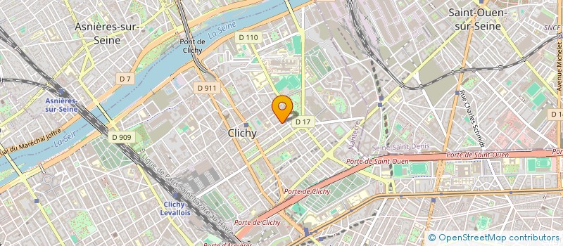 localisation de l'entreprise CAPITAL VP à CLICHY