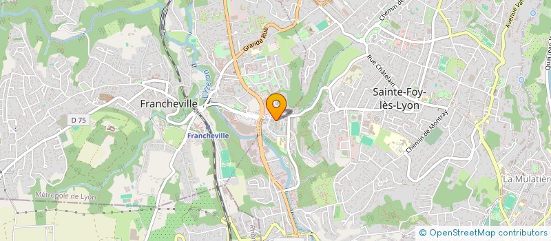 localisation de l'entreprise CAPITAL X HOLDING  SAINTE-FOY-LES-LYON