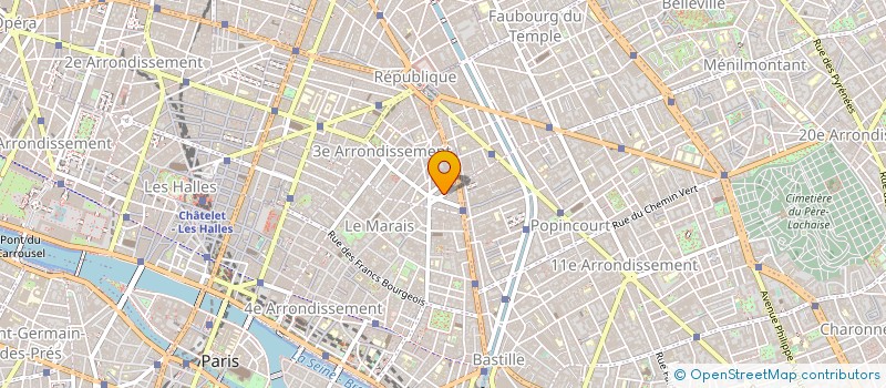localisation de l'entreprise CAPITALE CONDUITE à PARIS