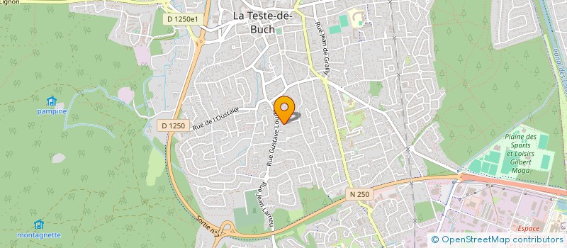 localisation de l'entreprise CAPITALE TRAVEL  LA TESTE-DE-BUCH