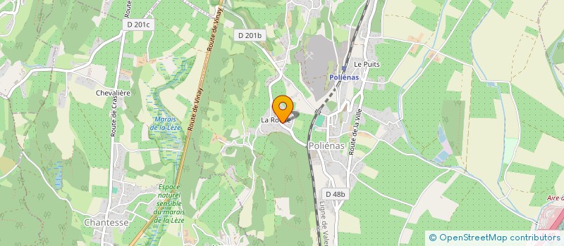 localisation de l'entreprise CAPITALES  SAINT-QUENTIN-SUR-ISERE