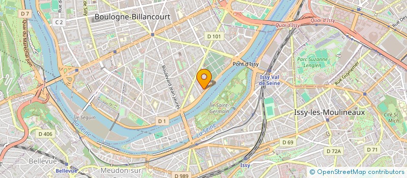 localisation de l'entreprise CAPITALHABITAT à BOULOGNE-BILLANCOURT