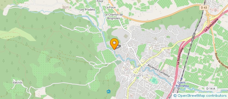 localisation de l'entreprise CAPITALIS à CUERS