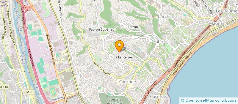 localisation de l'entreprise CAPITALIZ  NICE