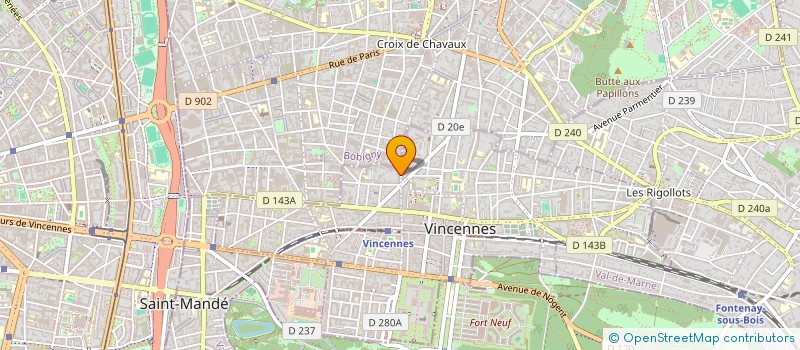 localisation de l'entreprise CAPITALYNK à VINCENNES