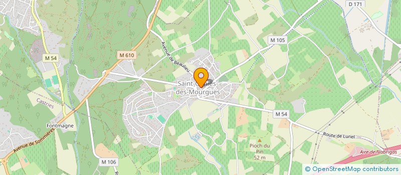 localisation de l'entreprise CAPITELLE  SAINT-GENIES-DES-MOURGUES