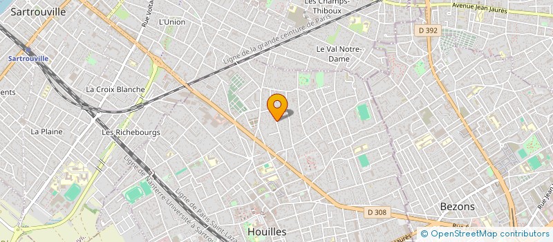 localisation de l'entreprise CAPITELLE CONSEIL  HOUILLES