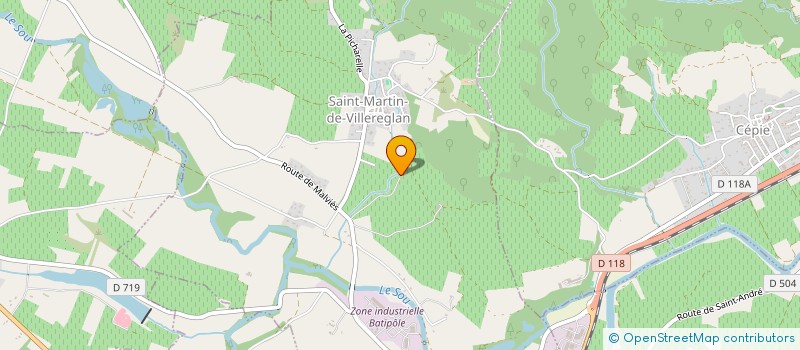 localisation de l'entreprise CAPITELLE RENOVATION  SAINT-MARTIN-DE-VILLEREGLAN