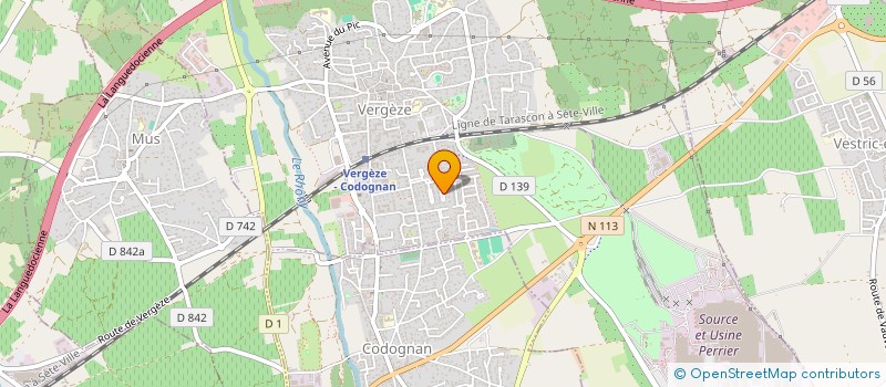 localisation de l'entreprise CAPITELLO  VERGEZE