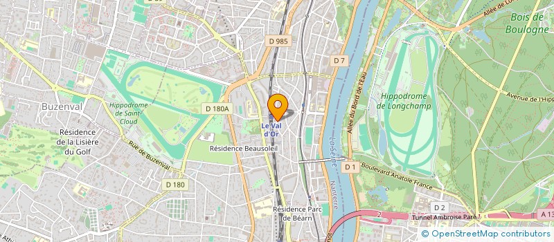 localisation de l'entreprise CAPITIS à SAINT-CLOUD