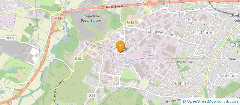 localisation de l'entreprise CAPITOL PHARMA à COLOMIERS