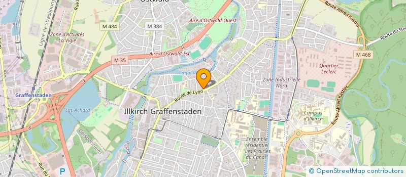 localisation de l'entreprise CAPITOLE  ILLKIRCH-GRAFFENSTADEN