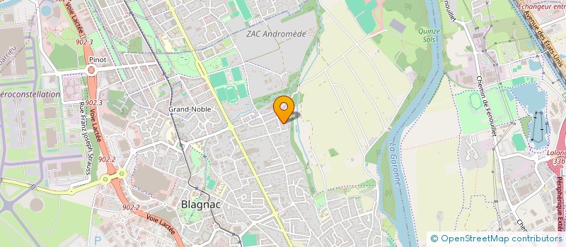 localisation de l'entreprise CAPITOLE à BLAGNAC