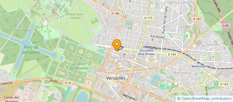 localisation de l'entreprise CAPITOLE CONSEIL à VERSAILLES