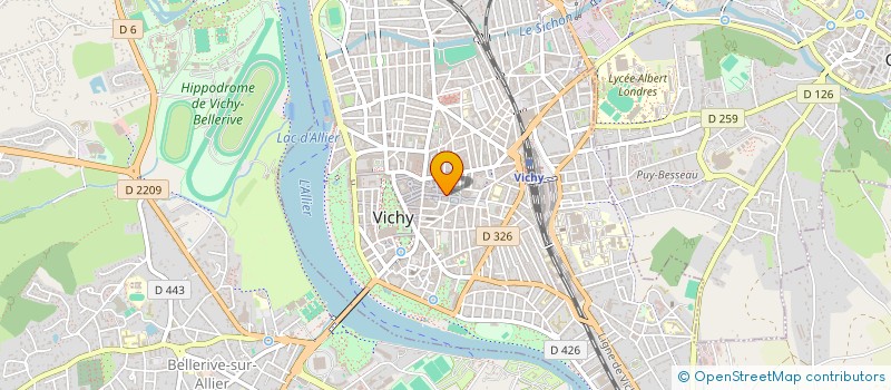 localisation de l'entreprise CAPITOLE DISTRI  THOIRETTE-COISIA