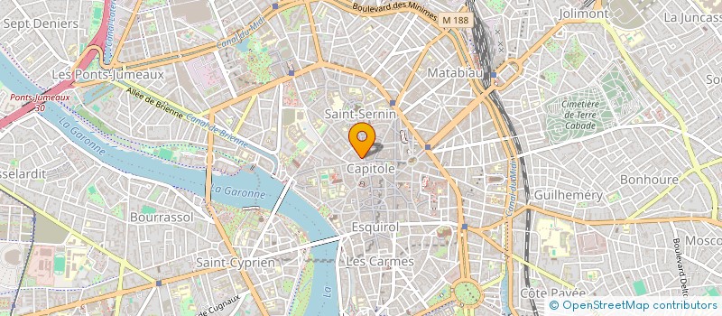 localisation de l'entreprise CAPITOLE ESTHETIQUE à TOULOUSE