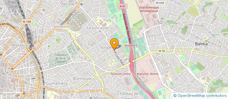 localisation de l'entreprise CAPITOLE GESTION à TOULOUSE