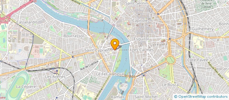 localisation de l'entreprise CAPITOLE PLOMBERIE à TOULOUSE