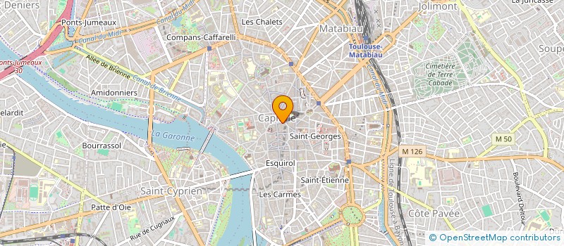localisation de l'entreprise CAPITOLE RENOVATION INVESTISSSEMENT à TOULOUSE