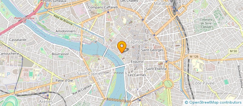 localisation de l'entreprise CAPITOLE STOP TABAC  TOULOUSE