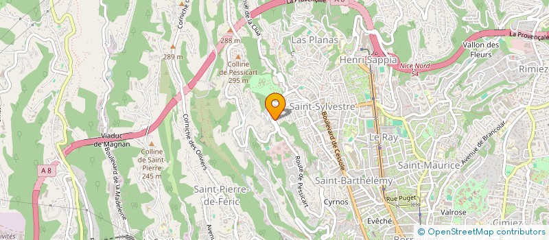 localisation de l'entreprise CAPITOR NEWS  MANDELIEU LA NAPOULE