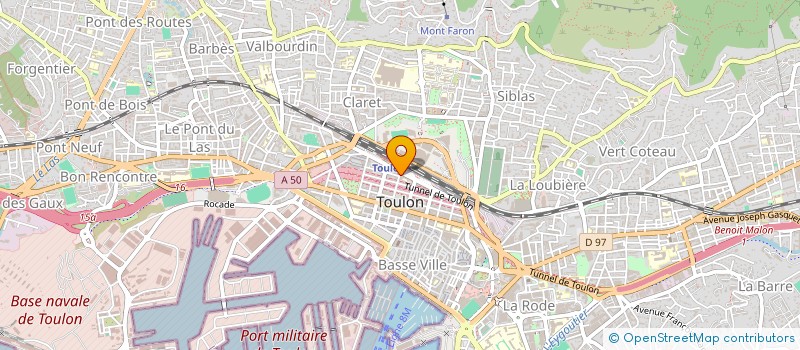 localisation de l'entreprise CAPITOU MARINE  TOULON