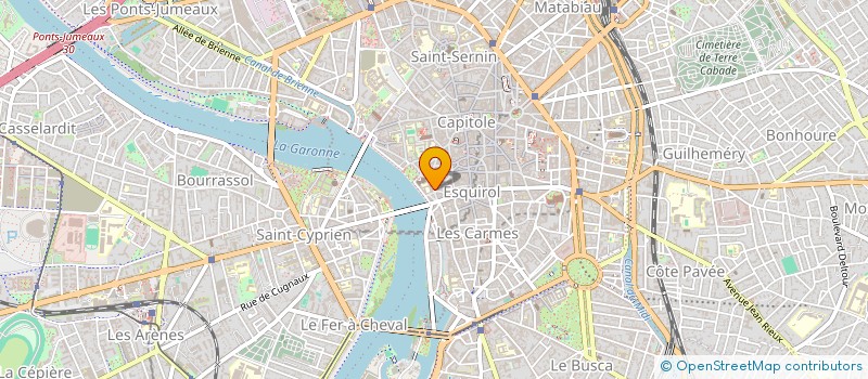 localisation de l'entreprise CAPITOULS SERVICES à TOULOUSE