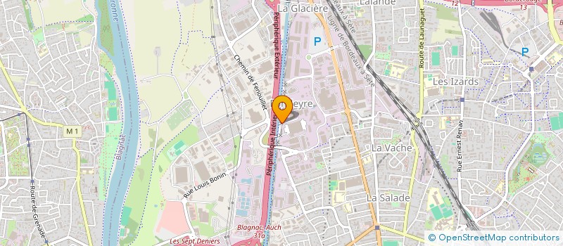 localisation de l'entreprise CAPITRANS à TOULOUSE