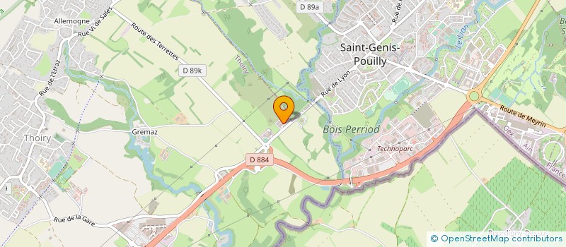 localisation de l'entreprise CAPIVAL GESTION à THOIRY