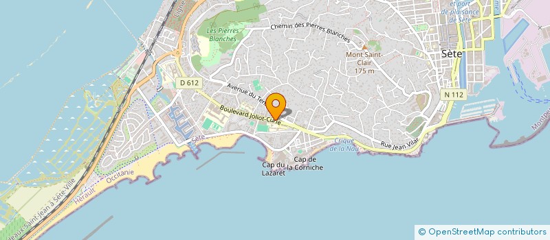 localisation de l'entreprise CAPJOLY  SETE