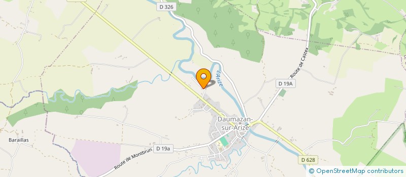 localisation de l'entreprise CAPLA ET COMPAGNIE à DAUMAZAN-SUR-ARIZE