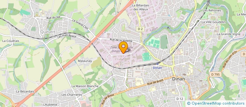 localisation de l'entreprise CAPLA-RECUP  QUEVERT