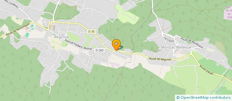 localisation de l'entreprise CAPLAC  BAUDUEN