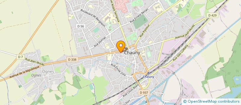 localisation de l'entreprise CAPLAIN FILS à CHAUNY