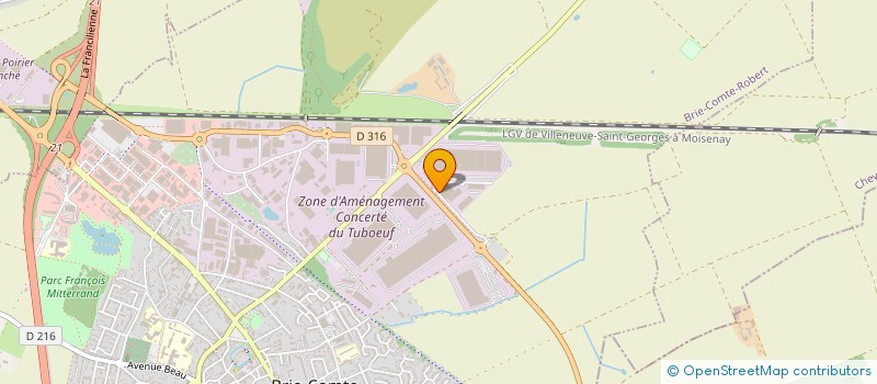 localisation de l'entreprise CAPLAIN GROUP à BRIE-COMTE-ROBERT